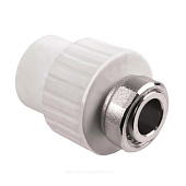 Муфта комб с накид гайкой ВР 25х3/4" PPR Муфта комб с накид гайкой ВР 25х3/4" PPR