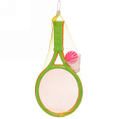  Набор теннис пляжный (2 ракетки 39х18 см, шарик, волан) BT-688    290-526 