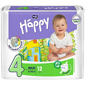  Подгузники Bella Happy Макси (8-18кг) 12шт 