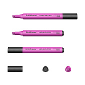  Текстовыделитель ErichKrause V-17 Neon, 0,6 - 4,5 мм, розовый, скошенный, 56702 