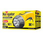 Фонарь  NPT-CP03-ACCU  4LED 4В Navigator 94951