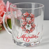 Кружка "8 Марта!" нежные цветы, 200 мл, микс 4701959 Кружка "8 Марта!" нежные цветы, 200 мл, микс 4701959