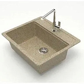  Мойка кварцевая прямоугольная песочная матовая 570x505х200 9/Q5 Agata 