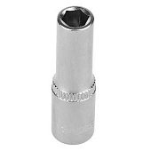 Головка торцовая (1/4") FLANK удлиненная, 8мм, ЗУБР Головка торцовая (1/4") FLANK удлиненная, 8мм, ЗУБР