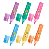  Набор текстовыделителей 6 ПАСТЕЛЬНЫХ ЦВЕТОВ, STAFF EVERYDAY HL-707, линия 1-5 мм, 152551 