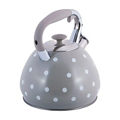 Чайник со свистком кофейный 3л 0695GR