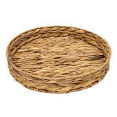 Поднос круглый "Золотистый колос", Д285 Ш285 В45, песочный Shan-02 Поднос круглый "Золотистый колос", Д285 Ш285 В45, песочный Shan-02