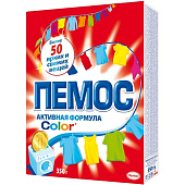 Стиральный порошок для цветного Пемос 350г Стиральный порошок для цветного Пемос 350г