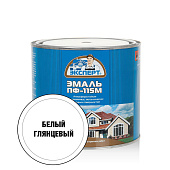 Эмаль ПФ-115М белая глянцевая Эксперт 1.8кг