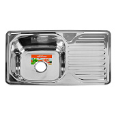 Мойка врезная 76х42х16,5мм 0,6мм с сифоном 4276 АВ Accoona Мойка врезная 76х42х16,5мм 0,6мм с сифоном 4276 АВ Accoona