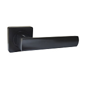  Ручка дверная Trodos квадрат AL-02-A845, черный матовый 