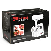 Мясорубка SA-6411 Professional 2400Вт реверсивная,комплект насадок Мясорубка SA-6411 Professional 2400Вт реверсивная,комплект насадок