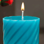 Свеча-цилиндр ароматическая витая Черника, 7,5х7,5 см, 9667635 Свеча-цилиндр ароматическая витая Черника, 7,5х7,5 см, 9667635