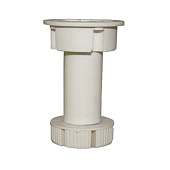 Опора цок. пласт. рег. 100-120мм, разборная, (без клипсы) под саморез белый 1 шт Опора цок. пласт. рег. 100-120мм, разборная, (без клипсы) под саморез белый 1 шт