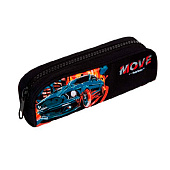 Пенал deVENTE Move, мягкий объемный, 22х7,5х5,5 см, для 60 предметов, текстиль, 7023455 Пенал deVENTE Move, мягкий объемный, 22х7,5х5,5 см, для 60 предметов, текстиль, 7023455