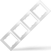 Рамка 4-м верт. бел.(7947496)/UNIVersa Бриллиант Рамка 4-м верт. бел.(7947496)/UNIVersa Бриллиант