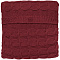  Чехол на подушку вязаный Nordvic, 50х50 см, с пуговицами , хлопок, полиэстр,вишневый, 66507 