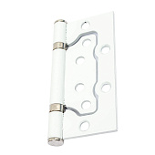 Петля без врезки 100х75х2,5 2ВВ SAZAR, белый Петля без врезки 100х75х2,5 2ВВ SAZAR, белый