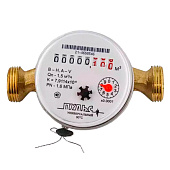 Счетчик воды универс ПУЛЬС 15У-110 с КМЧ и ОК 