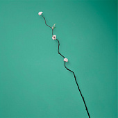 Интерьерный декор из бамбука, цветы пластик 200 см белый 7779960 Интерьерный декор из бамбука, цветы пластик 200 см белый 7779960