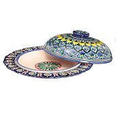 Блинница Риштанская Керамика «Узоры» d=24 см 3554764 Блинница Риштанская Керамика «Узоры» d=24 см 3554764