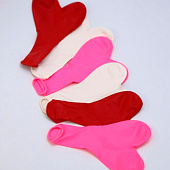 Набор воздушных шаров 6 шт. "With love", (25 см) Набор воздушных шаров 6 шт. "With love", (25 см)