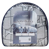 Комплект постельного белья Cleo сатин Notte Bianca с одеялом евро 32/005-NBO