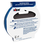 Лента малярная 10ммх40м, для имитации кирпичной кладки, синяя, UNIBOB Лента малярная 10ммх40м, для имитации кирпичной кладки, синяя, UNIBOB