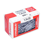 Гвозди строительные 1,8x32 (0,25 кг) Гвозди строительные 1,8x32 (0,25 кг)
