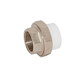 Муфта комб разъемная ВР 40х1 1/4" PPR Муфта комб разъемная ВР 40х1 1/4" PPR