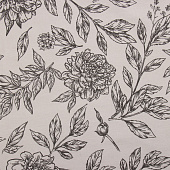 Скатерть (саржа) 149х180 Этель Black flowers 10283361