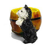 Кашпо фигурное "Котенок с бочкой" 23х14х15см 871813 Кашпо фигурное "Котенок с бочкой" 23х14х15см 871813