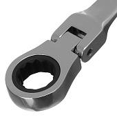 Ключ комбинированный трещоточный, 14мм, CrV, шарнирный, зерк.хром// Matrix Ключ комбинированный трещоточный, 14мм, CrV, шарнирный, зерк.хром// Matrix