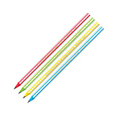  Набор карандашей чернографитных  BIC Evolution Stripes, 4 шт., HB, пластиковые, 918485 