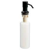  Дозатор врезной для жидкого мыла 400мл металл/пластик для моек графит 185AT Aflorn 