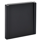  Выключатель встраиваемый проходной 1 клавиша, цвет черный, IEK FORTE&PIANO 