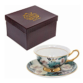 Чайная пара "Royal classic" 200мл Пейзаж голубой птицы, 363-809 Чайная пара "Royal classic" 200мл Пейзаж голубой птицы, 363-809