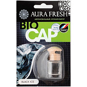  Ароматизатор подвесной бутыл. AURA FRESH BIO CAP 6мл Black Ice 