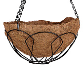 Кашпо подвесное, с кокосовой корзиной, д=25 см// Palisad 69001 Кашпо подвесное, с кокосовой корзиной, д=25 см// Palisad 69001
