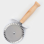 Нож для пиццы и теста Доляна «Классик», 18 см, бежевый 4276648 Нож для пиццы и теста Доляна «Классик», 18 см, бежевый 4276648