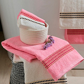  Полотенце 50х90 махровое Love Life «Адажио» розовый, 100% хл, 450 гр/м2 