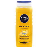 Гель для душа Nivea Shower 500 мужской BOOST Гель для душа Nivea Shower 500 мужской BOOST