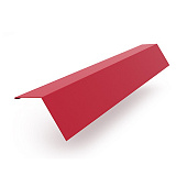 Карнизная планка 100-100 RAL 3005 крас вино L=2м Карнизная планка 100-100 RAL 3005 крас вино L=2м