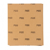 Шлифлист на бумажной основе P600, 230х280мм, 10шт, водостойкий, Matrix Шлифлист на бумажной основе P600, 230х280мм, 10шт, водостойкий, Matrix