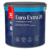  Краска для стен и потолков моющаяся для влажных помещений Tikkurila EURO EXTRA 20 База С 2,7л. 