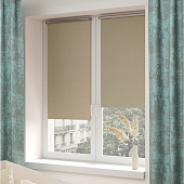  Рулонная штора БЛЭКАУТ СИЛЬВЕР  61,5х175 Латте 