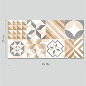 Плитка 50х25 Marmaris белый пэчворк GT129VG /Global Tile (1,375м2) Плитка 50х25 Marmaris белый пэчворк GT129VG /Global Tile (1,375м2)