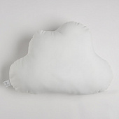  Подушка декоративная 48х38 Этель Облачко белая велюр 9462875 