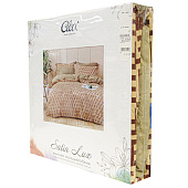  Комплект постельного белья Cleo de Satin Lux, двуспальный, наволочки 70х70 см, сатин набивной, 20/704-SL 