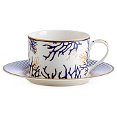 Чашка с блюдцем 0.22л Corallo PM-0124/CORA Чашка с блюдцем 0.22л Corallo PM-0124/CORA